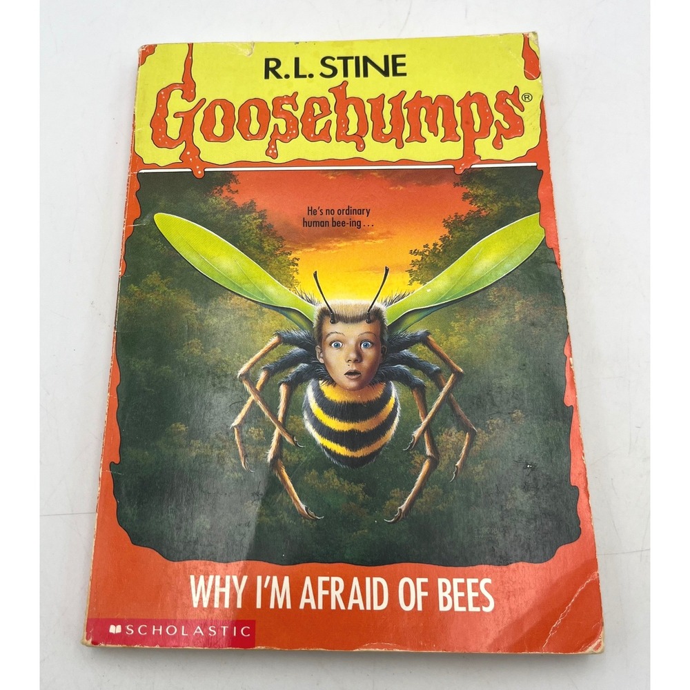 Goosebumps Why I'm Afraid of Bees R.L. Stine Kids Paperback 1994 1st Print